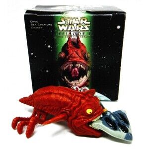 Star Wars Episode 1 Phantom Menace Opee Sea Creature Chaser 1999 KFC Taco Pizza